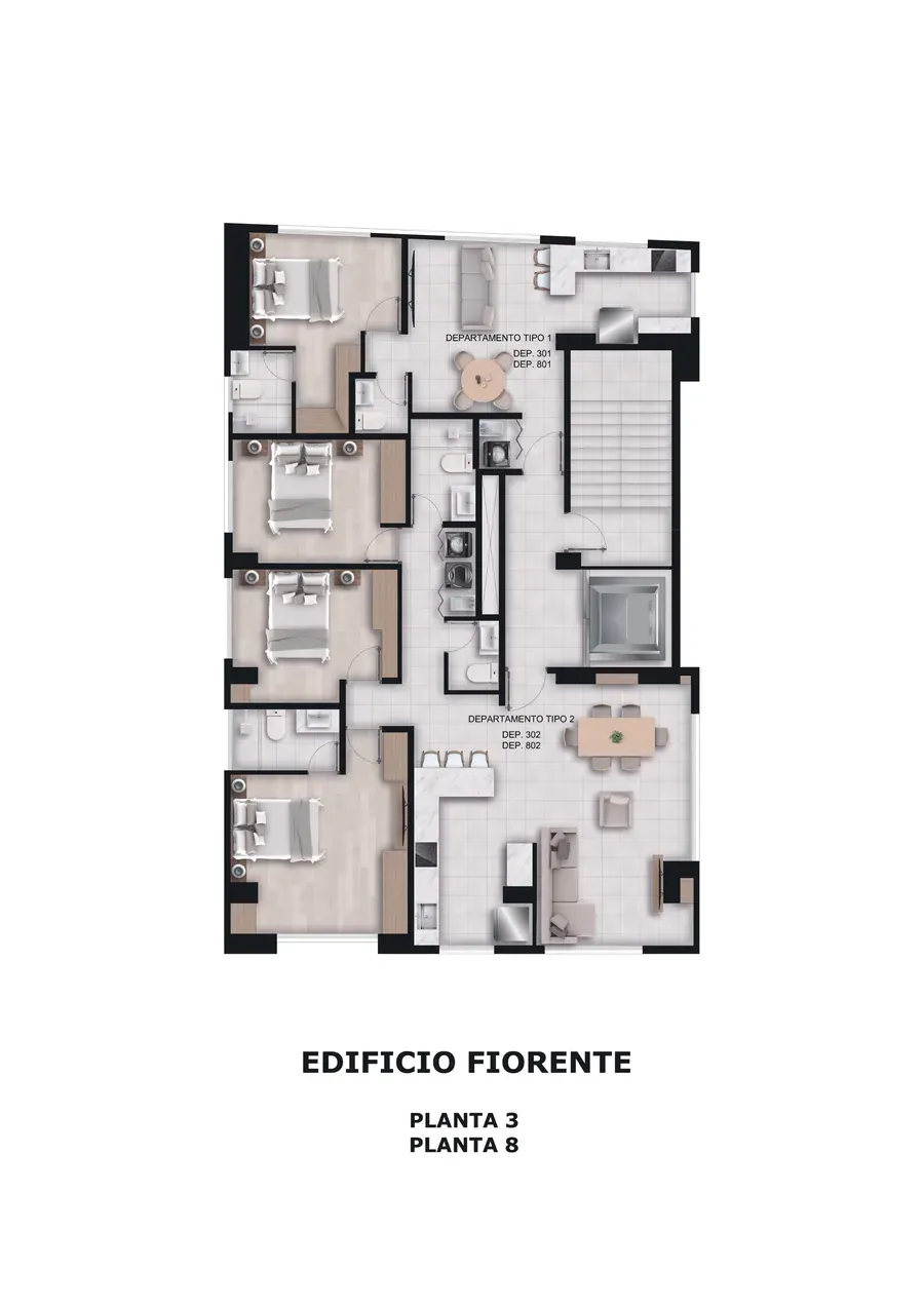 Planta penthouse